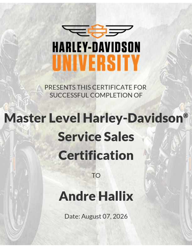 zertifikat-harley-davidson-service-sales